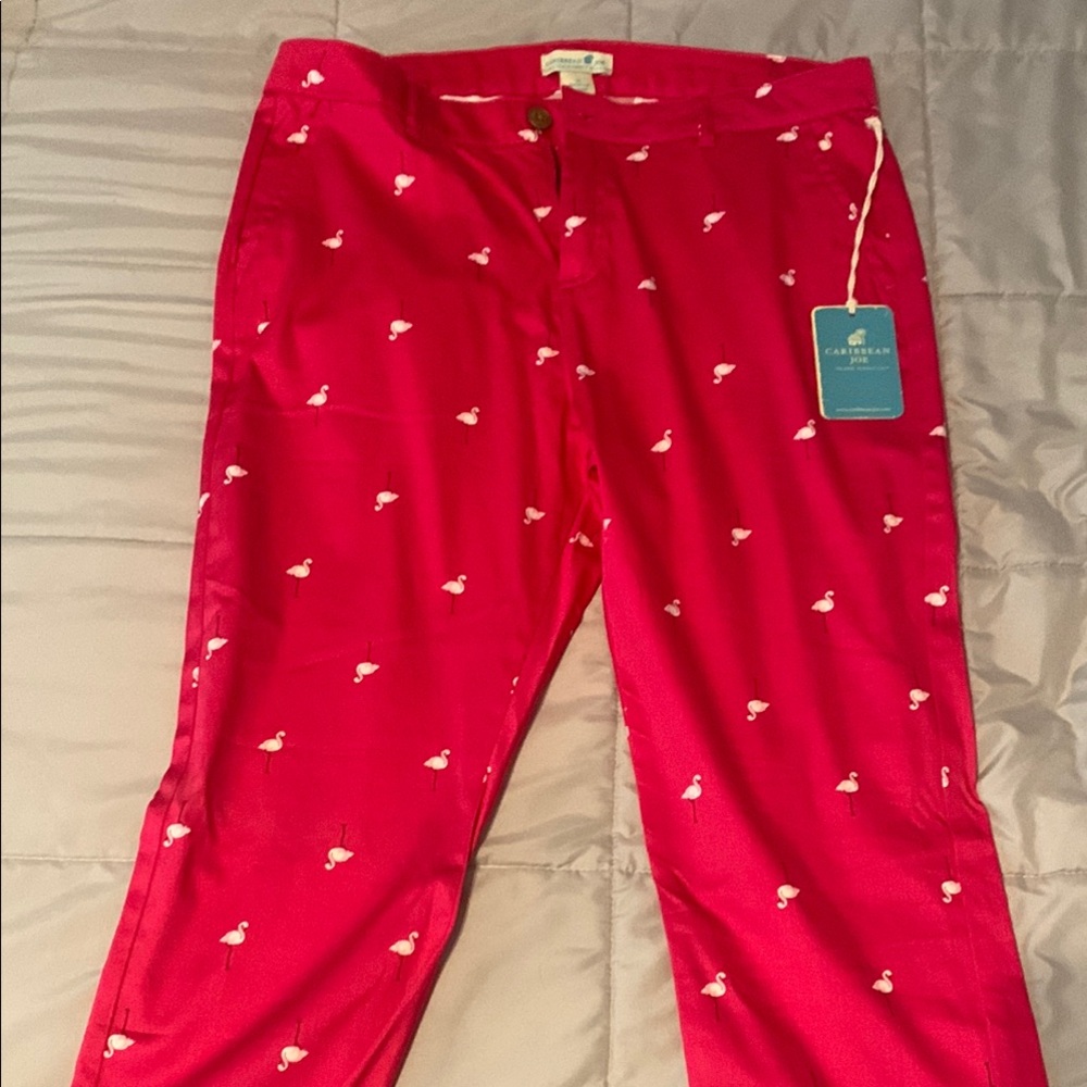 Caribbean Joe nautical escape capris
